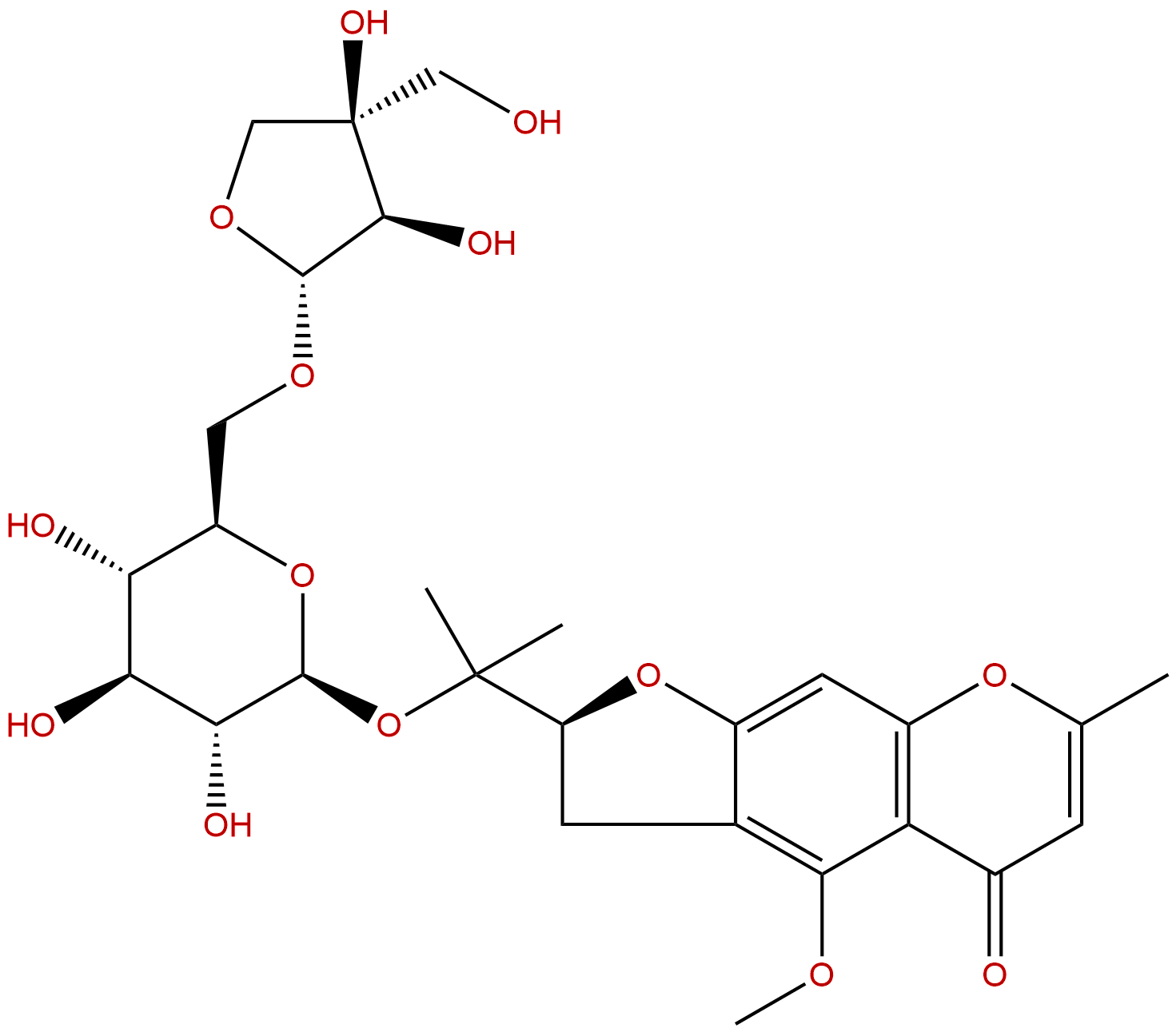 6''-O-apiosyl-5-O-Methylvisammioside
