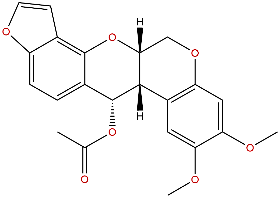 12-Deoxo-12α-acetoxyelliptone
