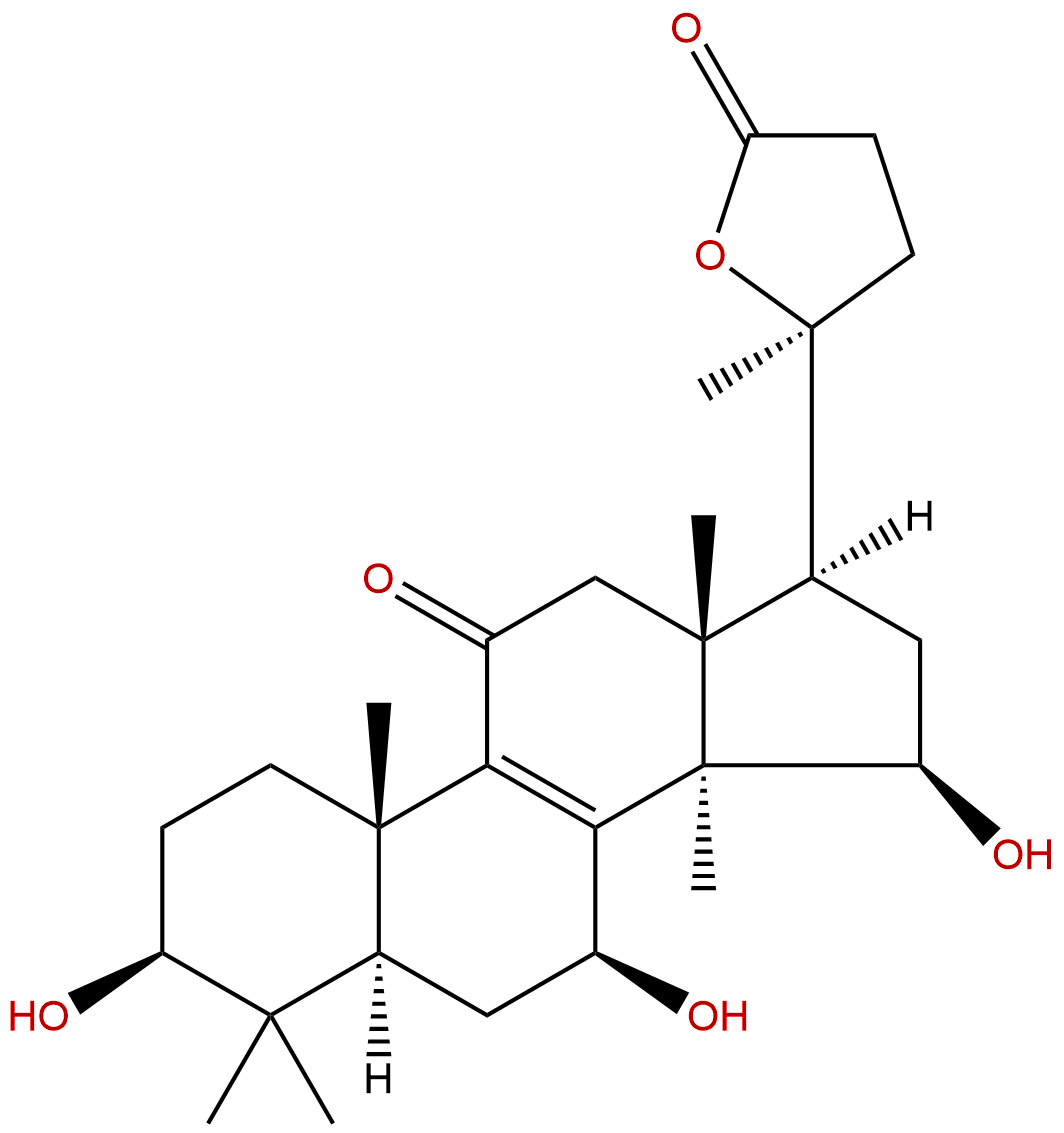 3β,7β,15β-trihydroxy-11-oxo-lanosta-8-en-24→20 lactone