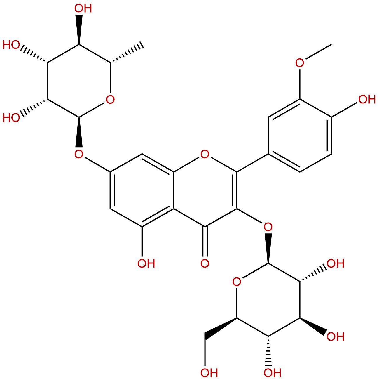 Isorhamnetin 3-glucoside-7-rhamnoside