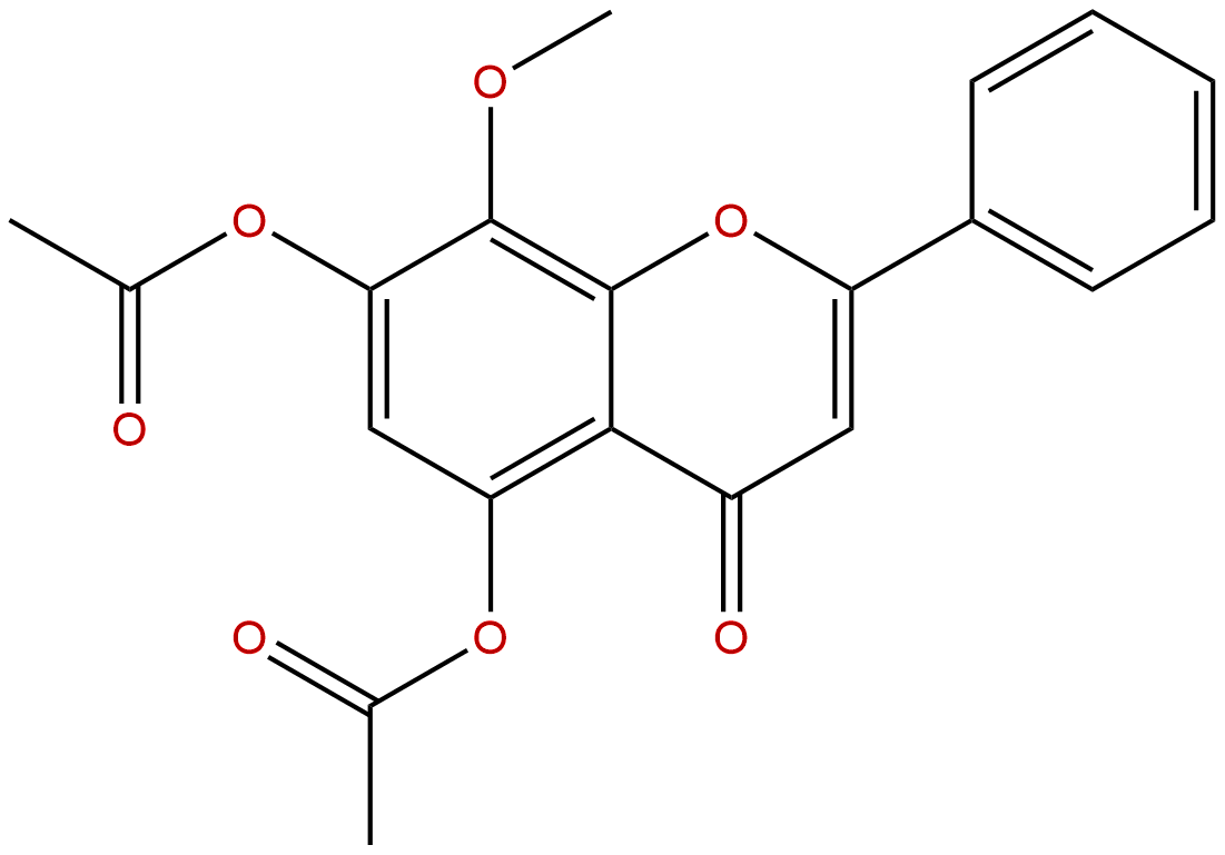 5,7-Diacetoxy-8-methoxyflavone