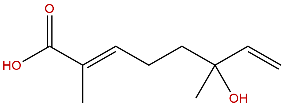 6-Hydroxy-2,6-dimethyl-2,7-octadienoic acid
