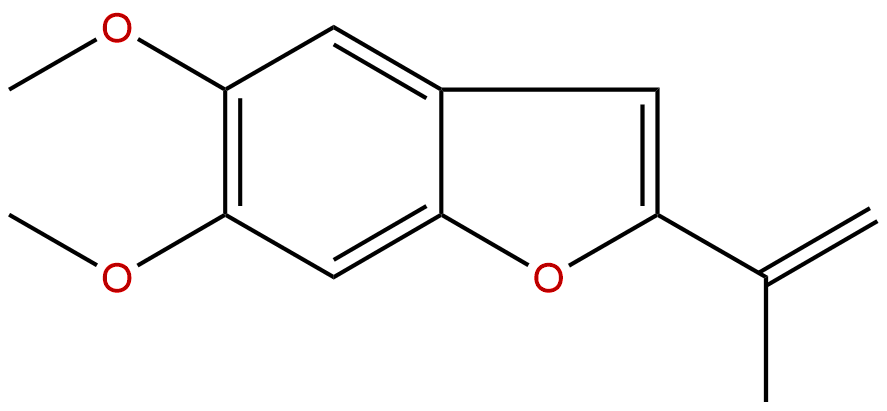 5,6-Dimethoxy-2-isopropenylbenzofuran