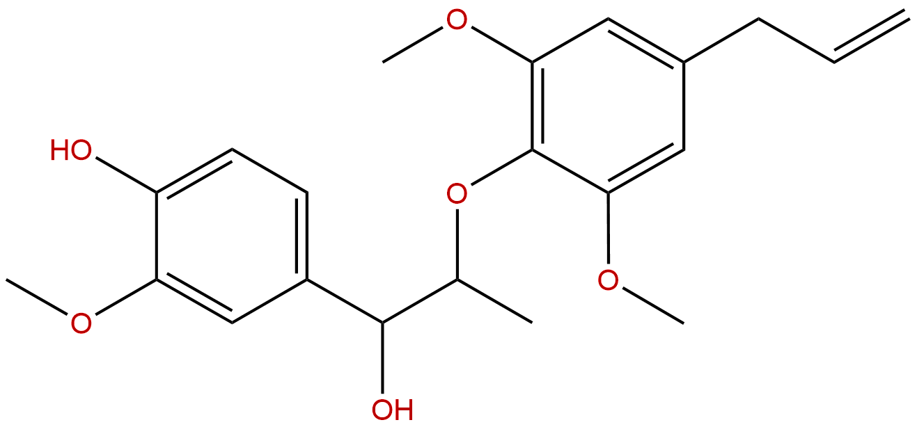 1-(3,4-dimethoxyphenyl)-2-(4-allly-2,6-dimethoxyphenoxy)propan-1-ol