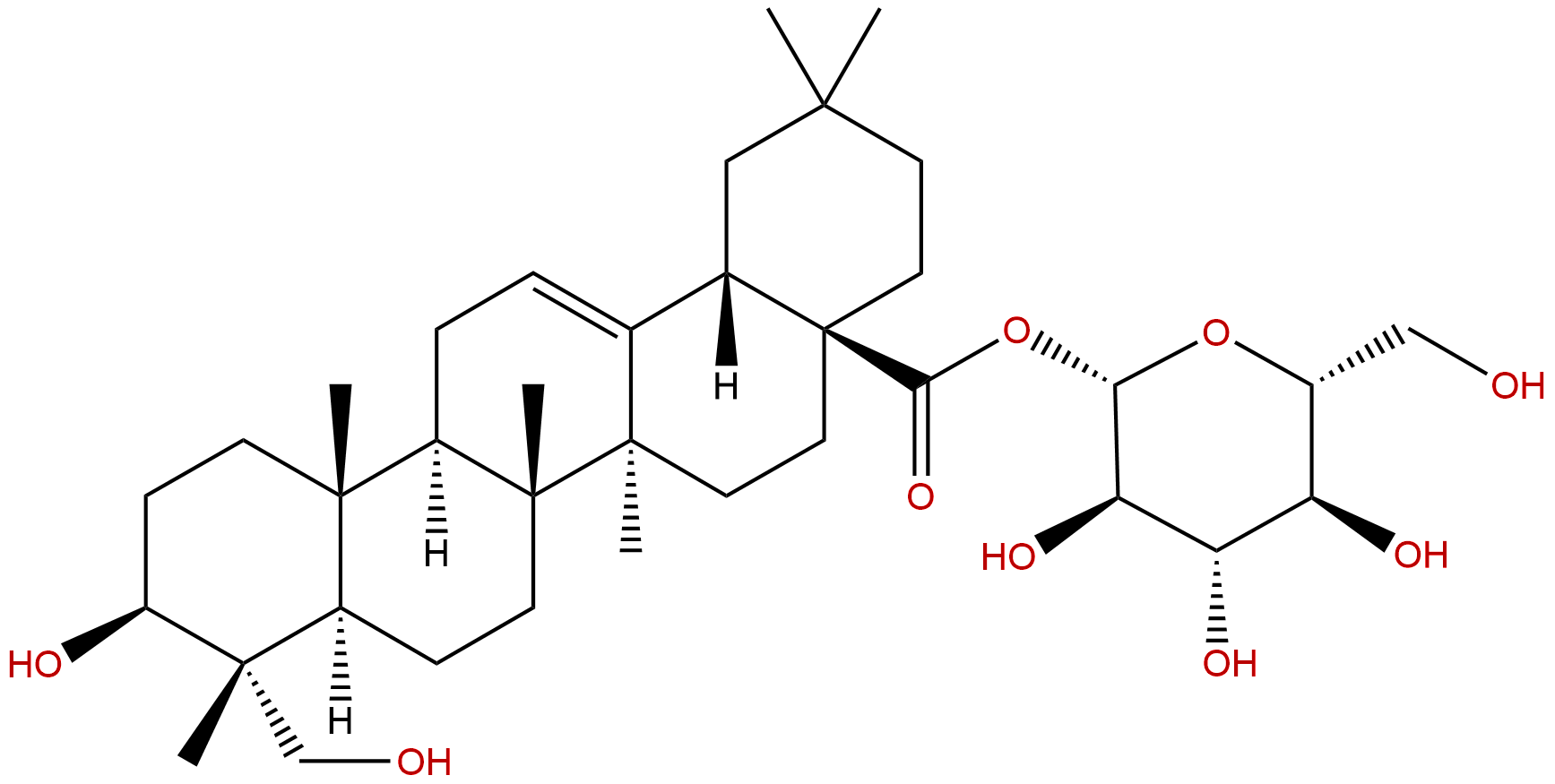 O-glucopyranosylepiederagenin, 28-