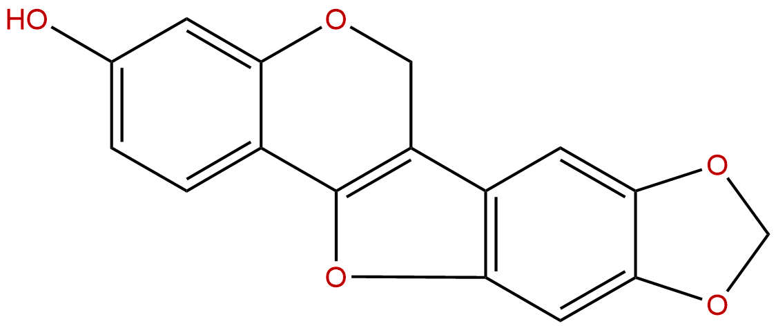 3-Hydroxy-8,9-methylenedioxypterocarpene
