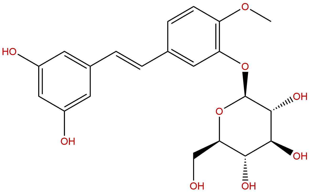 Rhapontigenin 3'-O-glucoside