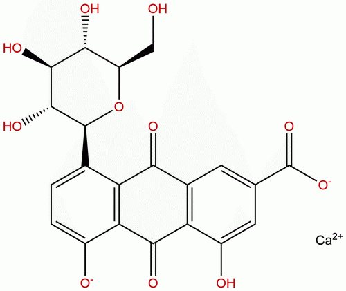 Rhein-8-glucoside calcium salt