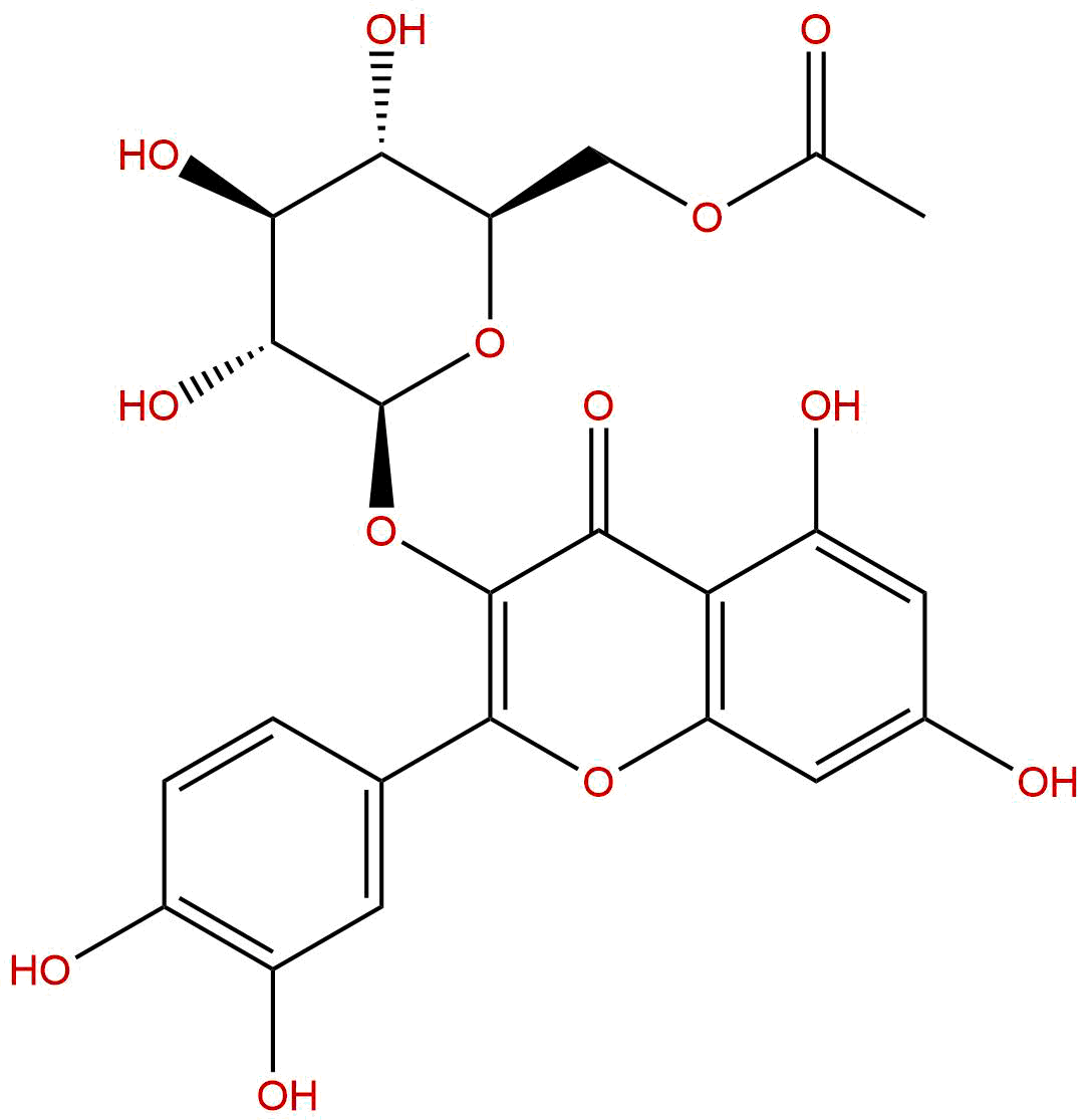 Quercetin-3-glucoside-6''-acetate
