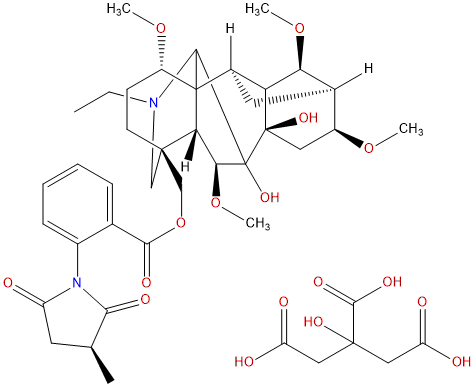 Methyllycaconitine citrate