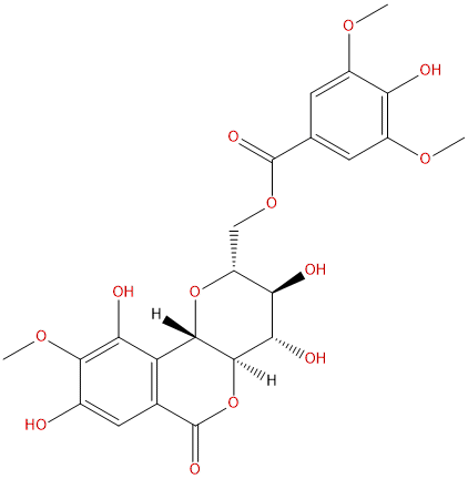 11-O-Syringylbergenin