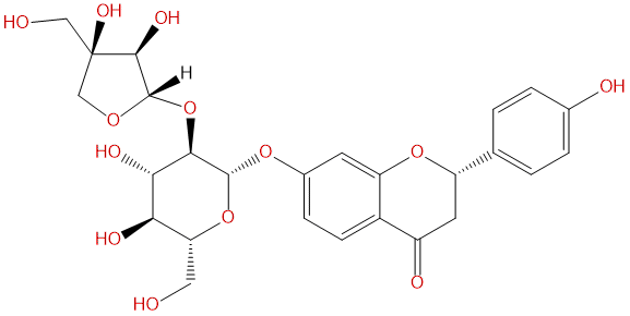 Liquiritigenin-7-O-apiosyl(1-2)-glucoside