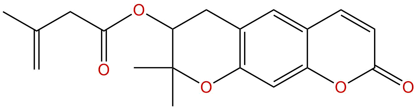 Decursinol 3-Methyl-3-butenoic acid