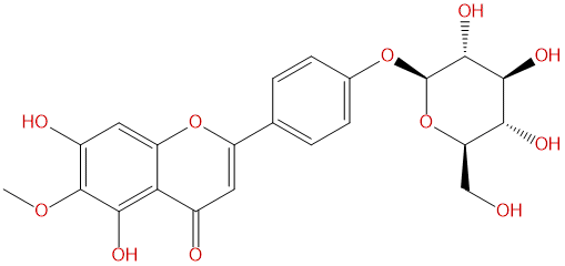 Hispidulin 4'-O-β-D-glucopyranoside