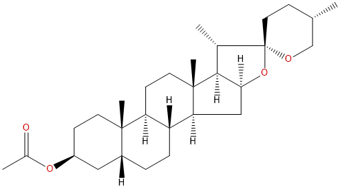 Sarsasapogenin acetate
