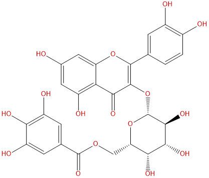 Quercetin 3-O-(6''-galloyl)-beta-D-galactopyranoside