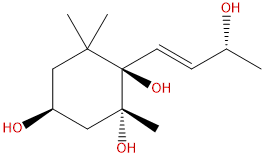 Megastigm-7-ene-3,5,6,9-tetraol