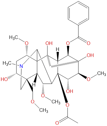10-Hydroxy mesaconitine