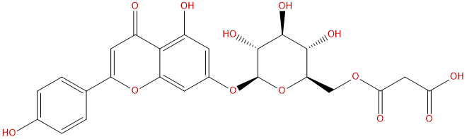Apigenin 7-O-(6""-O-malonyl)-β-D-glucoside
