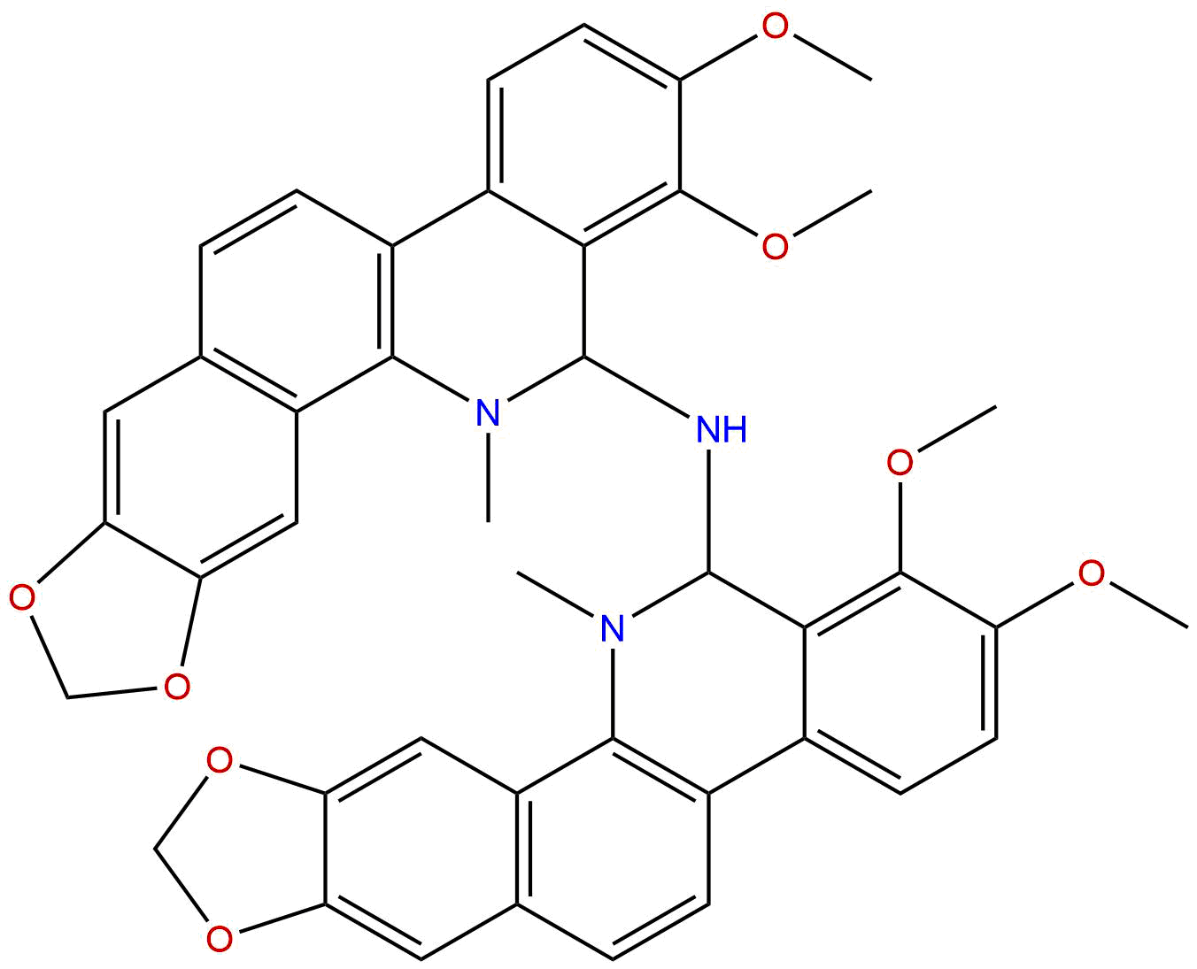 Bis[6-(5,6-dihydrochelerythrinyl)]amine