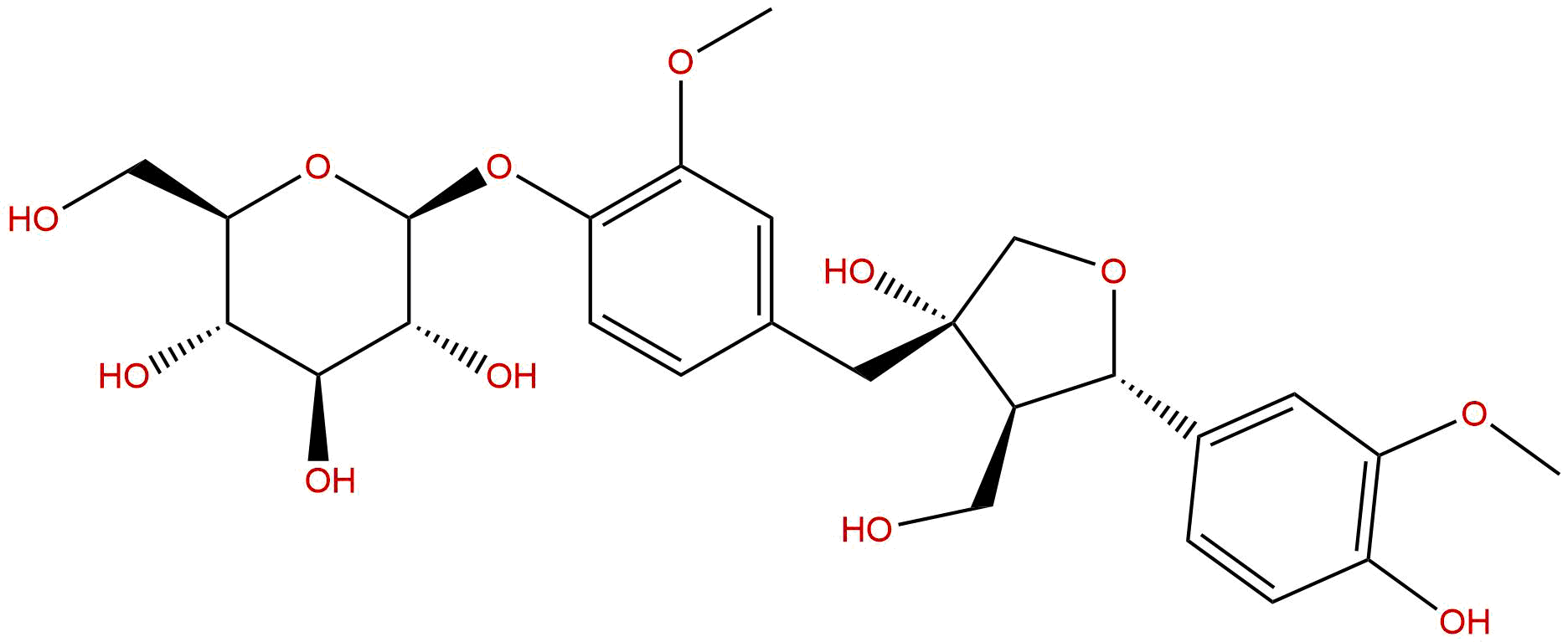 Olivil 4'-O-glucoside
