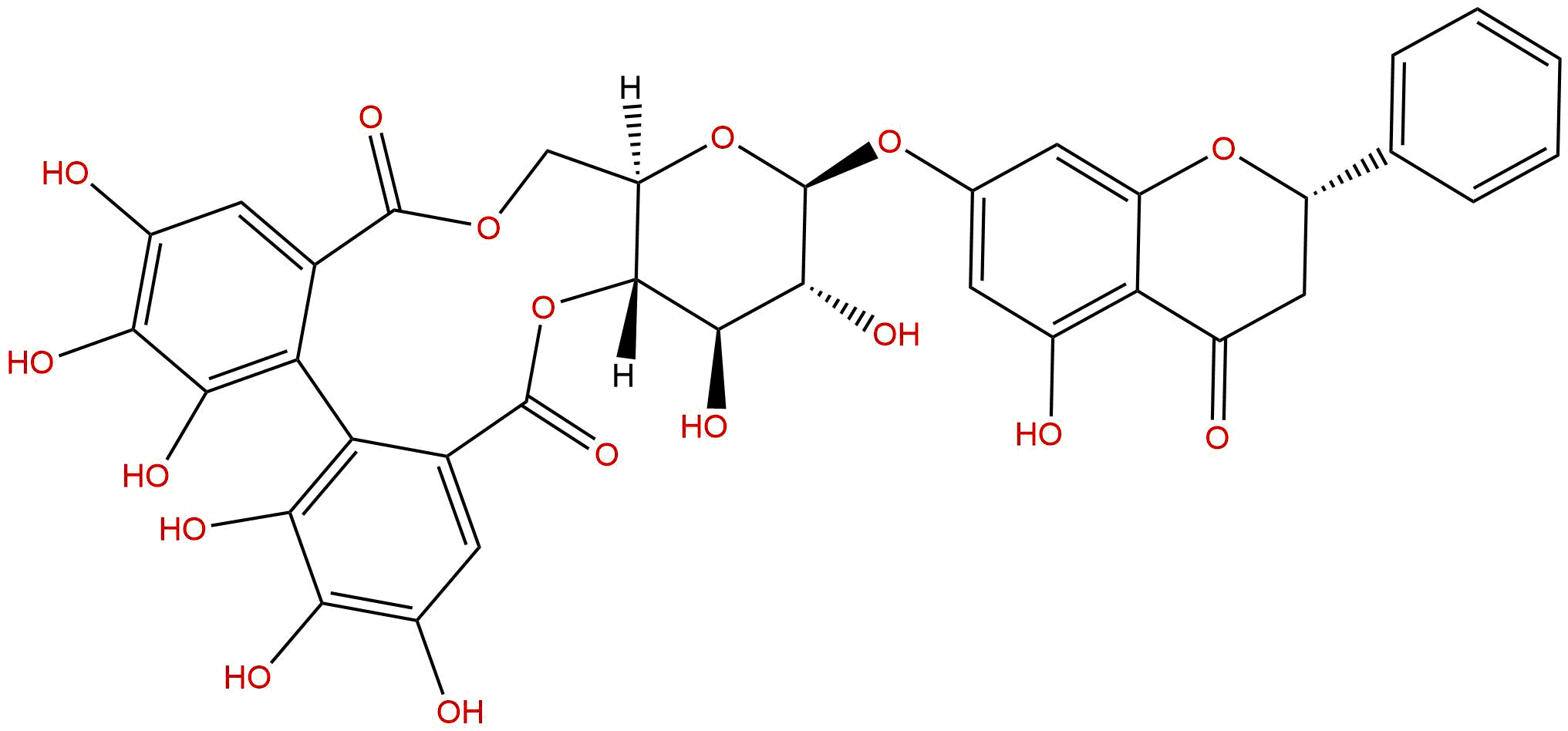 Pinocembrin-7-O-[4'',6''-HHDP]-β-glucose