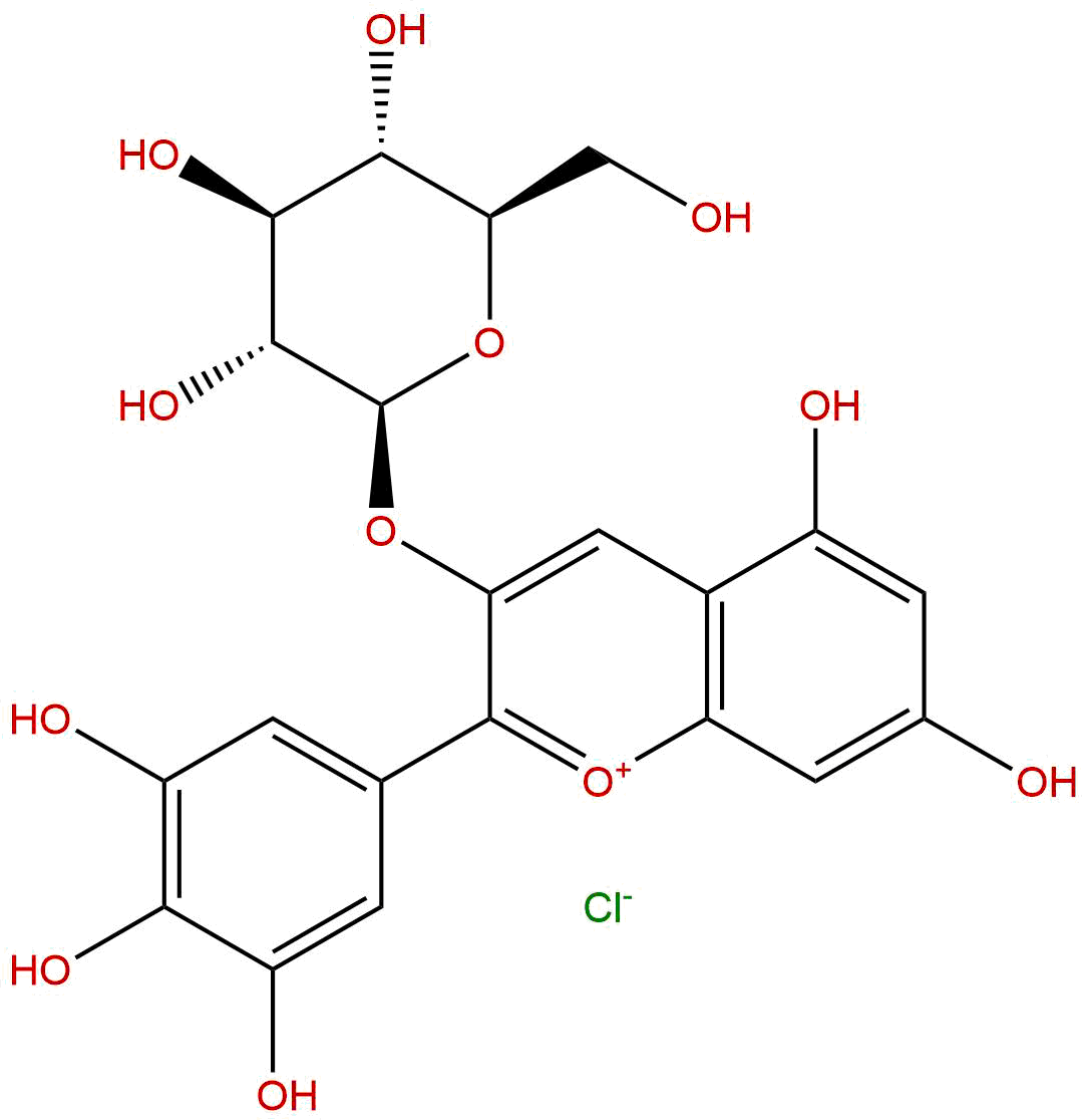 Delphinidin-3-O-β-D-glucoside chloride