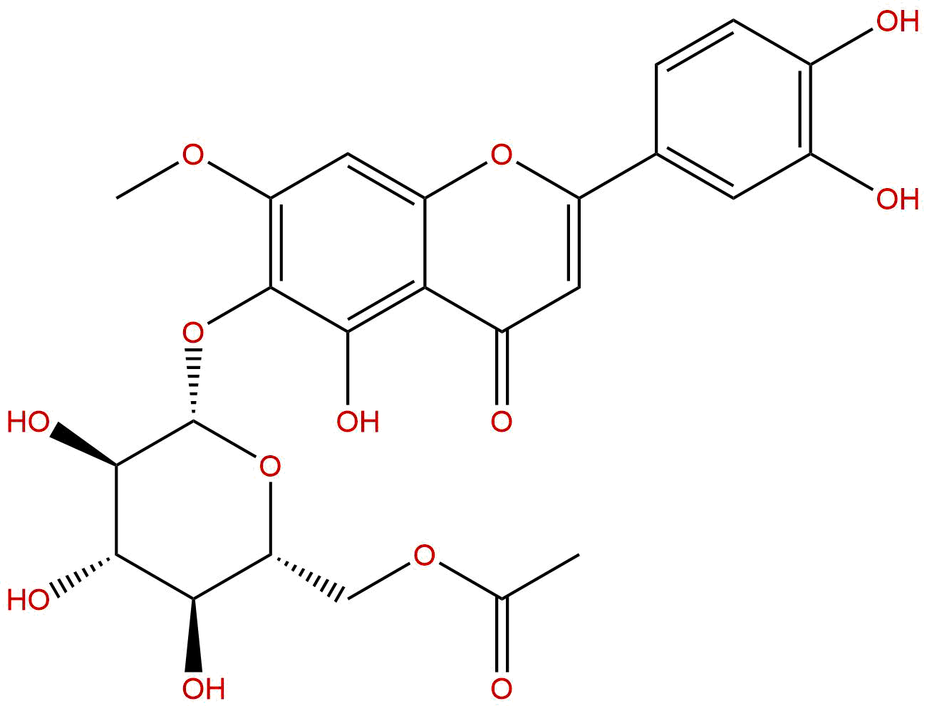 Pedaliin 6''-acetate