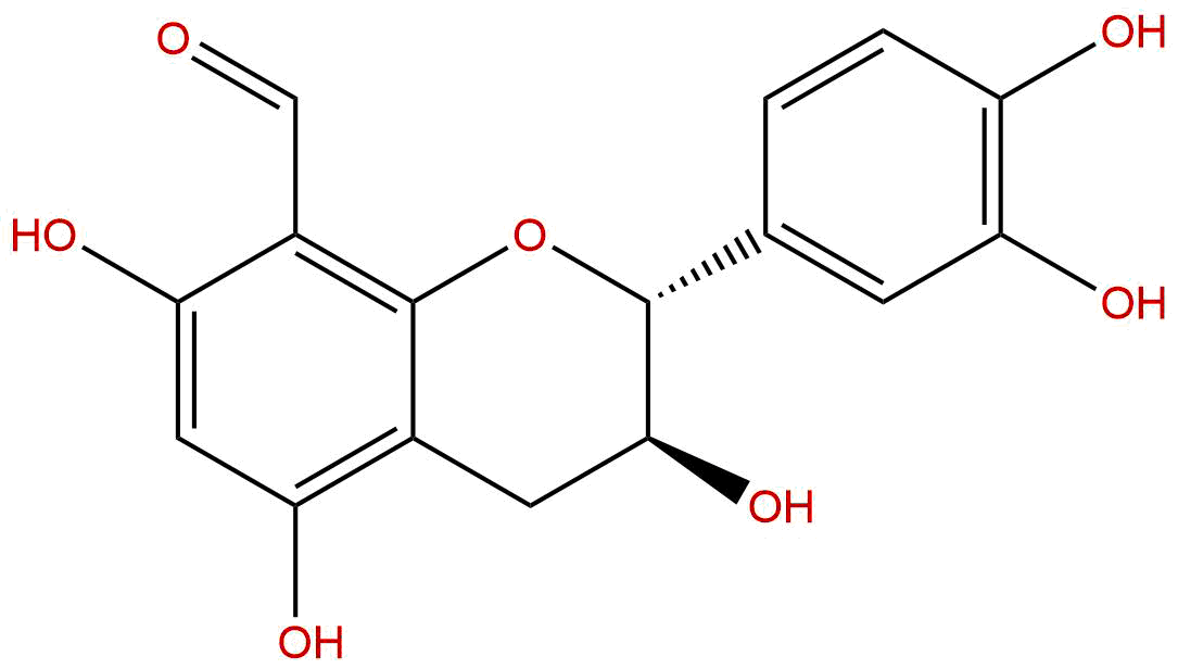 (2R,3S)-2-(3,4-Dihydroxyphenyl)-3,4-dihydro-3,5,7-trihydroxy-2H-1-benzopyran -8-carboxaldehyde