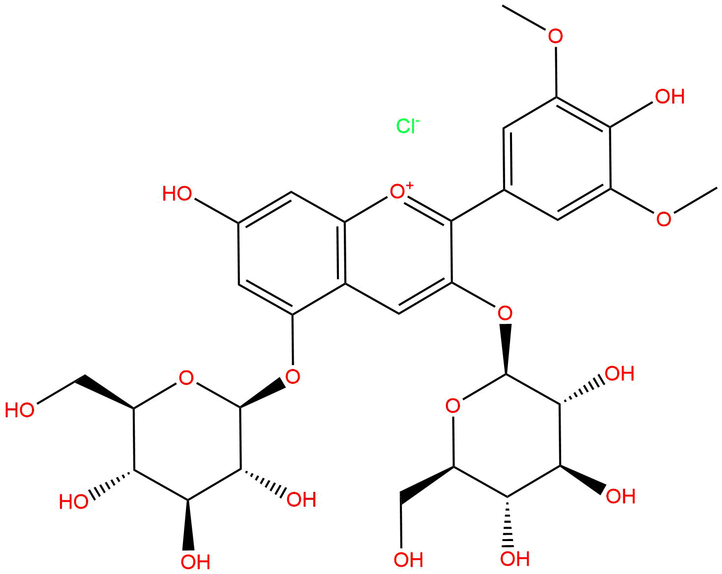 Malvidol 3,5-diglucoside chloride