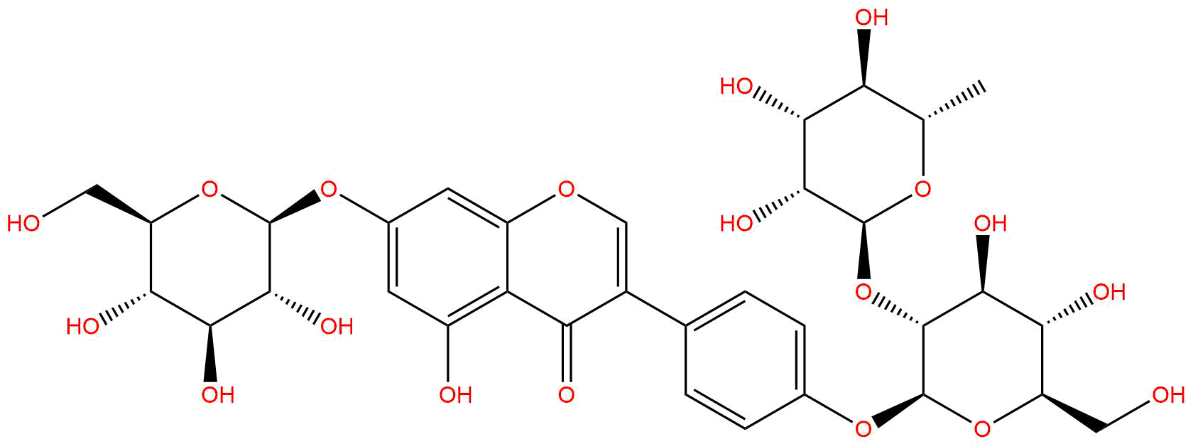 Genistein 7-O-β-D-glucopyranoside-4'-O-[α-L-rhamnopyranosyl-(1→2)-β-D-glucopyranoside]