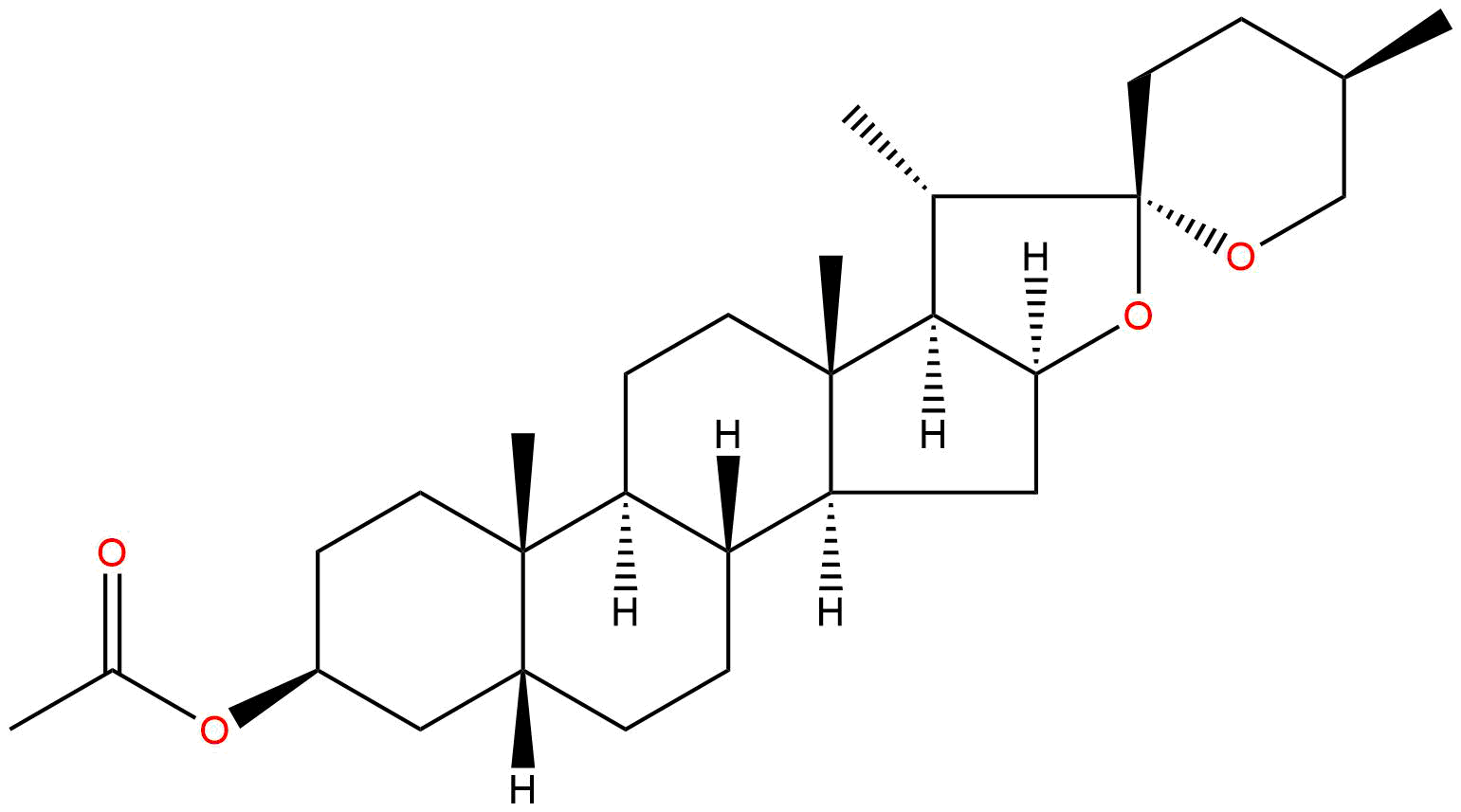 Smilagenin acetate
