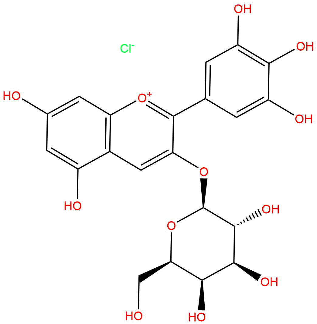 Delphinidin-3-O-galactoside chloride