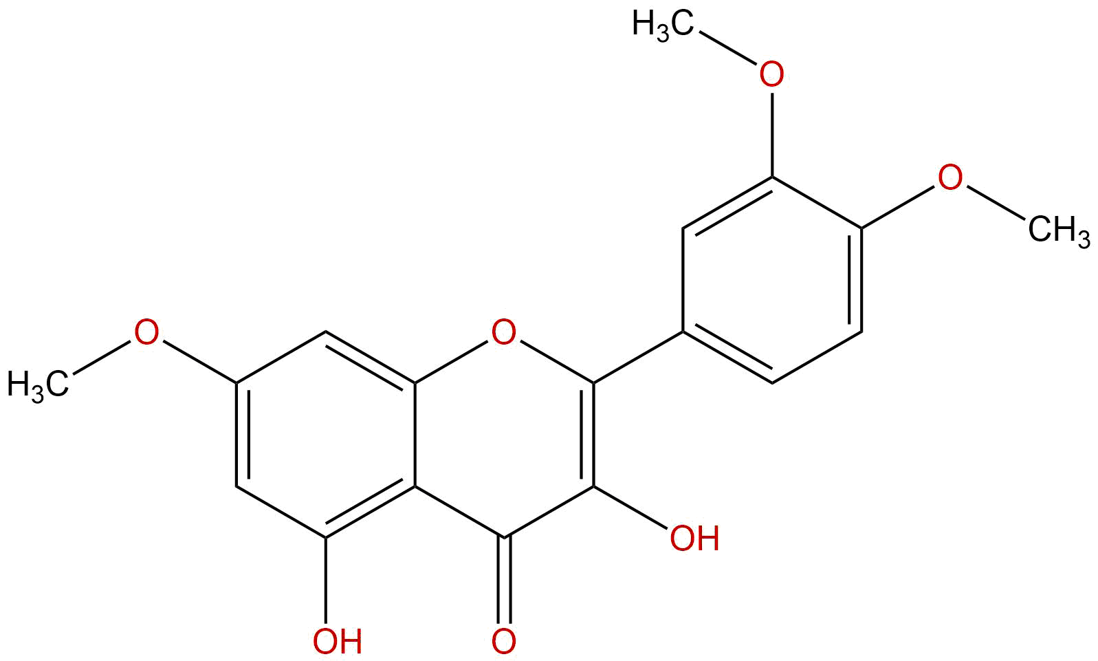 3',4',7-Trimethoxyquercetin