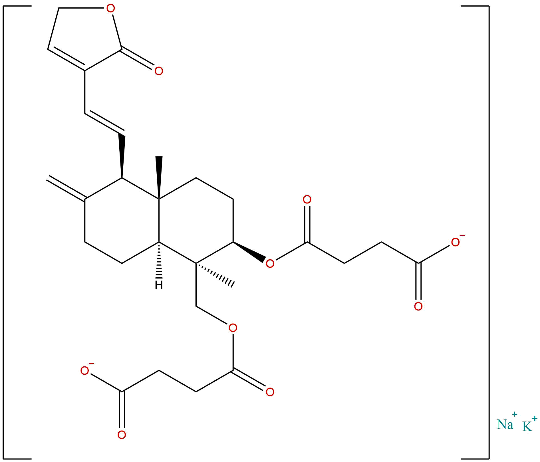 Dehydroandrographolide Succinate Sodium Potasium Salt